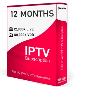 12 Month IPTV Subscription